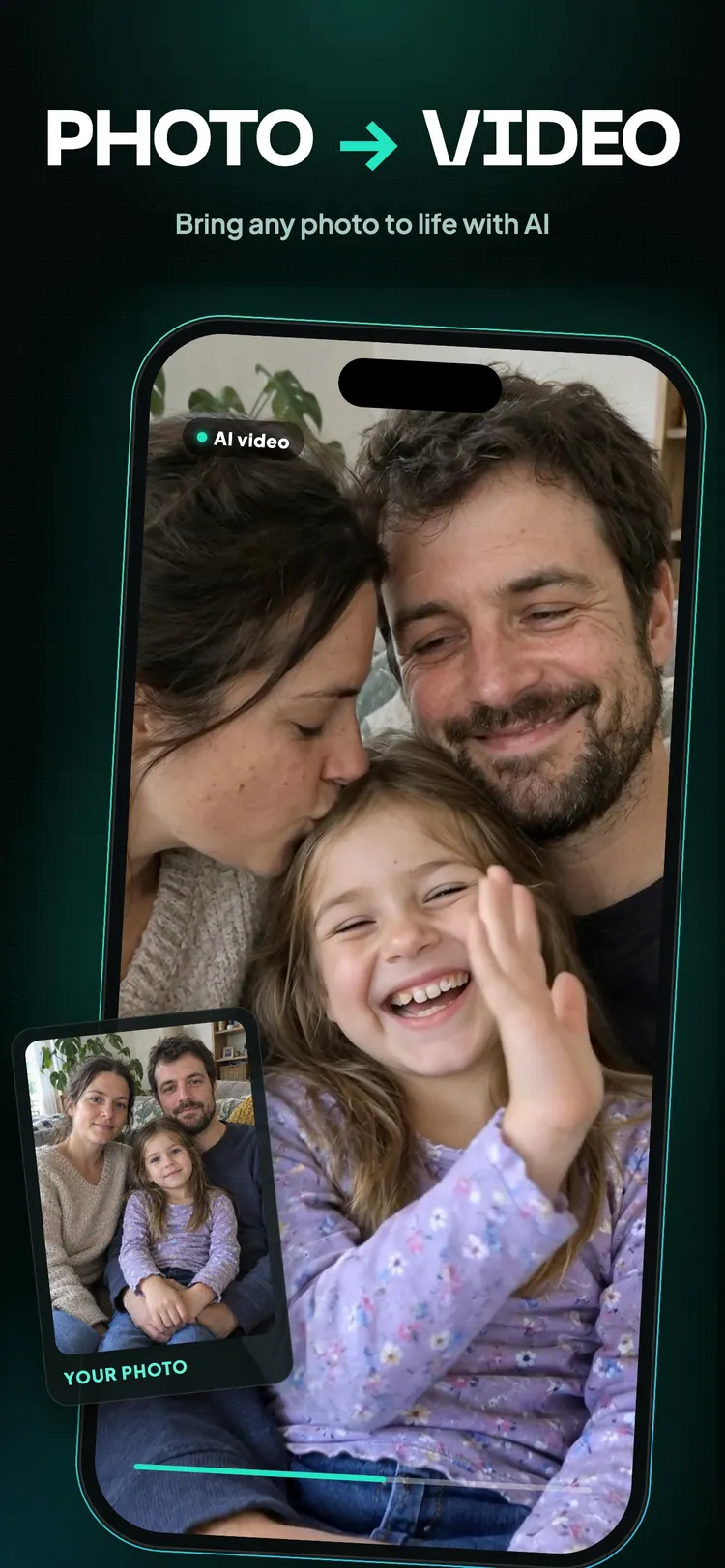 Photo to video: bring any photo to life with AI