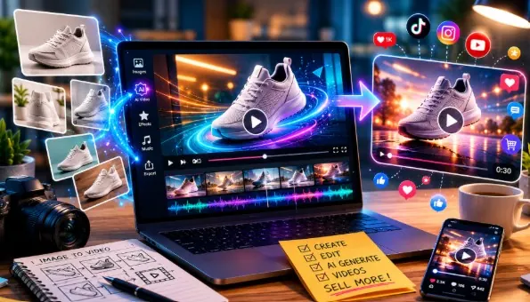 Product video creation from images